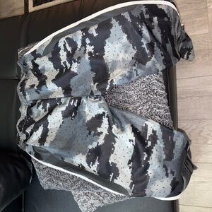 adidas Black and Gray Camo Kids Joggers